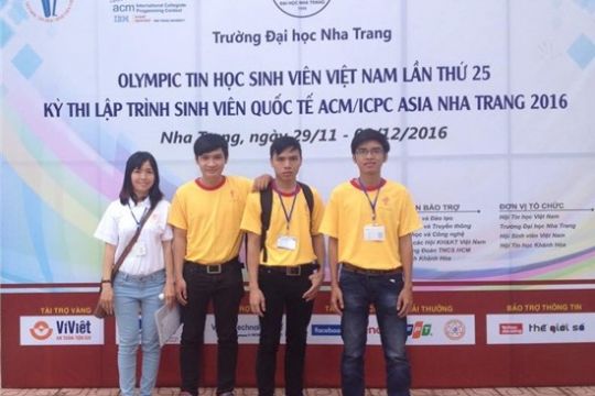 Sinh viên ITC đạt giải Nhì tại Hội thi Olympic Tin học Sinh viên 2016
