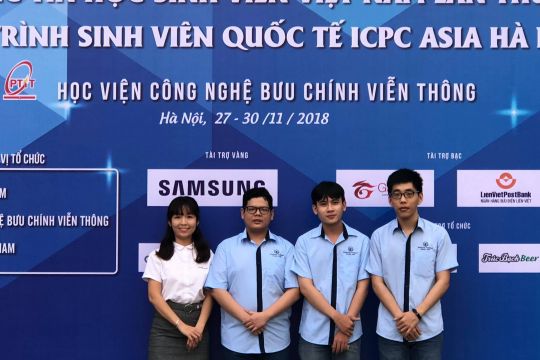 Đội tuyển Olympic Tin học sinh viên ITC đã sẵn sàng cho kỳ thi Olympic Tin học sinh viên Việt Nam lần thứ 27 và Kỳ thi lập trình sinh viên Quốc tế ACM/ICPC 2018