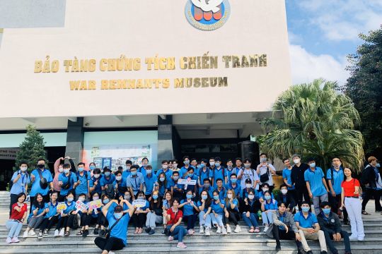Sinh viên ITC tham quan Bảo tàng chứng tích chiến tranh TP. Hồ Chí Minh