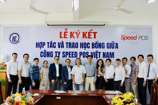Lễ ký kết hợp tác và Trao học bổng giữa Công ty CPTM Truyền thông Tốc Độ Speed POS Việt Nam và ITC