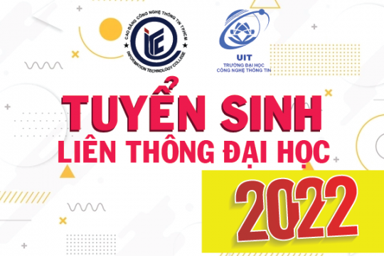 Thông Báo Tuyển Sinh cử nhân liên thông ngành công nghệ thông tin hệ chính quy - đợt 1 năm 2022
