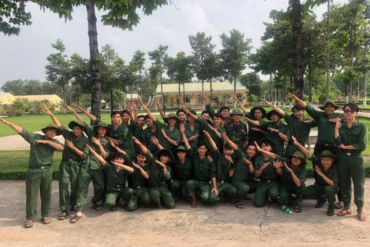 Sinh viên ITC kết thúc 2 tuần học Quân sự tại trường Quân sự Quân đoàn 4 (tỉnh Bình Dương)