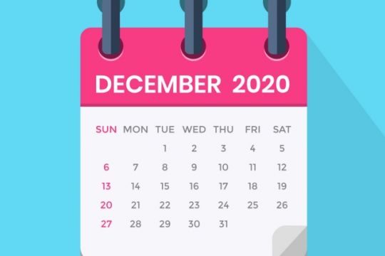 Lịch cố vấn môn học tháng 12 năm 2020